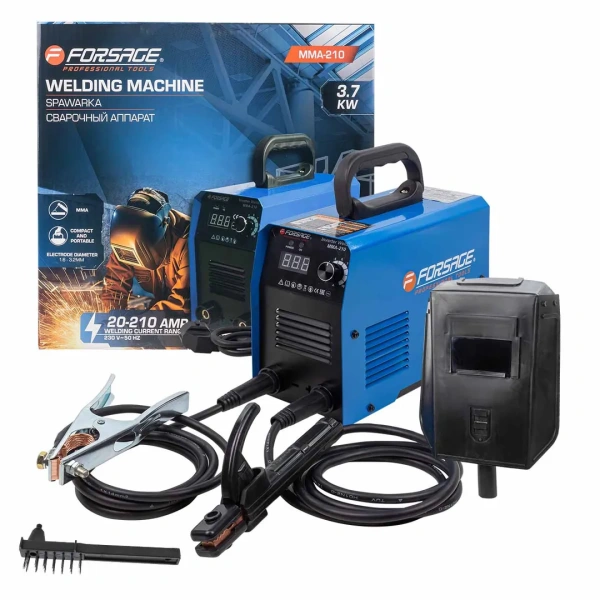 Сварочный аппарат (3.7кВт, 230В, диаметр электрода - 1.6-3.2мм, сварочный ток - 20-210А)