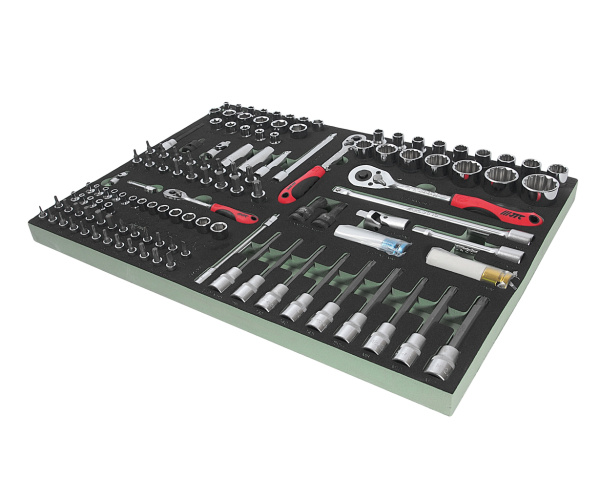 Набор инструментов слесарно-монтажный JTC VA1123 (VAG, 123 предмета в ложементе)