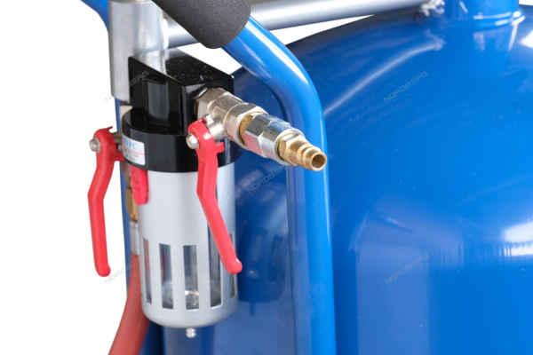 Установка пескоструйная бак для песка 74 л NORDBERG NSP20