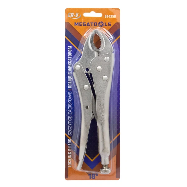 Зажим гейферный с ''овальными губками''10''-250мм, в блистер