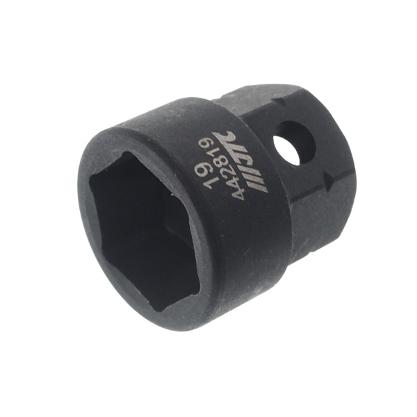 Головка торцевая ударная мини JTC 442819 (1/2", 19 мм, L=28 мм)