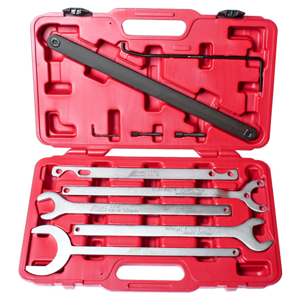 Набор ключей для муфт вентиляторов JTC 1313 (MERCEDES, BMW, в кейсе)