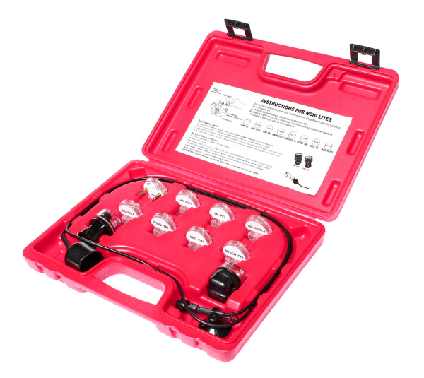 Набор индикаторов для проверки сигналов электронных систем впрыска в кейсе JTC 1251 (TBI, PFI, SCPI)