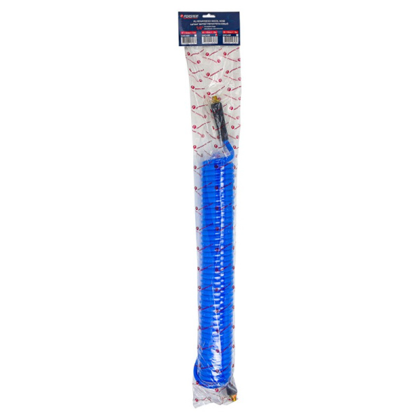 Шланг витой полиуретановый 8мм х 12мм х 10м с резьбовыми наконечниками 1/4'' - F-AHC-48E