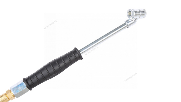 Пистолет профессиональный для подкачки колес обрезиненный для грузовых автомобилей NORDBERG Ti8L