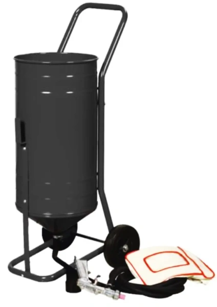 Передвижной пескоструйный аппарат инжекторного типа (бак 19л)