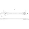 Licota AWT-TRM0004 Ключ комбинированный удлинённый дюймовый 7/16"