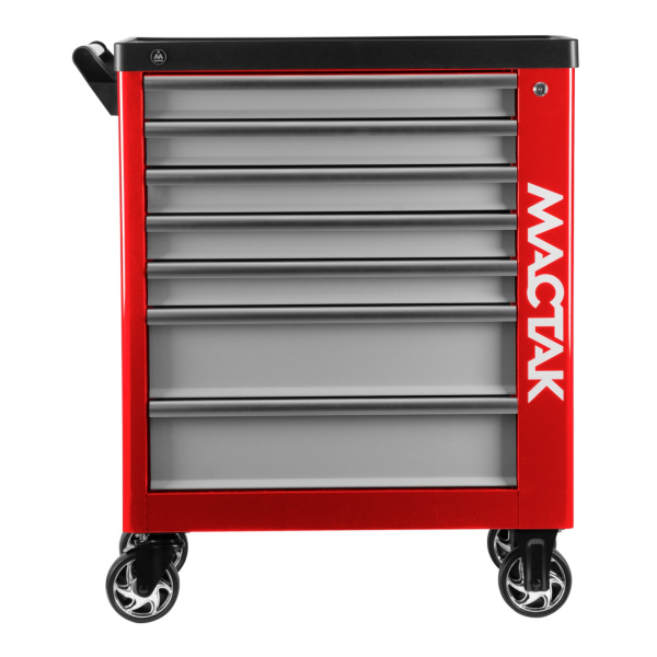 Тележка инструментальная НОВА МАСТАК 521-07580R (7 выдвижных ящиков, красная)