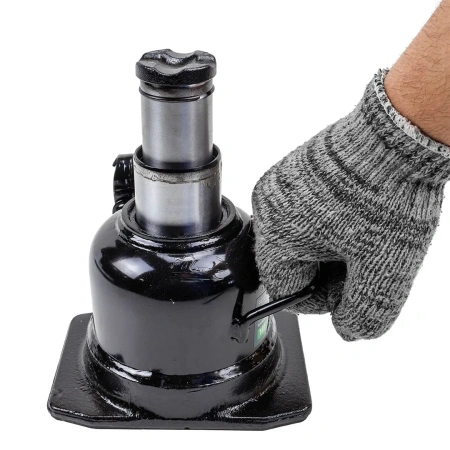 Домкрат бутылочный двухштоковый 10т низкопрофильный (высота подхвата - 125мм, высота подъема - 225мм, ход штока - 100мм)