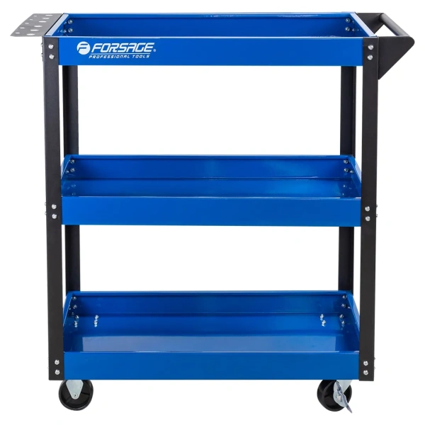 Тележка инструментальная металлическая 3-х полочная