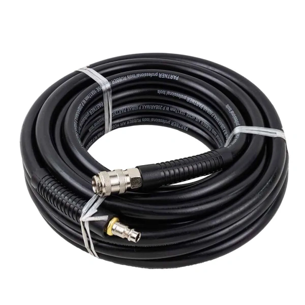 Шланг резиновый воздушный армированный с фитингами 10*17мм*10м