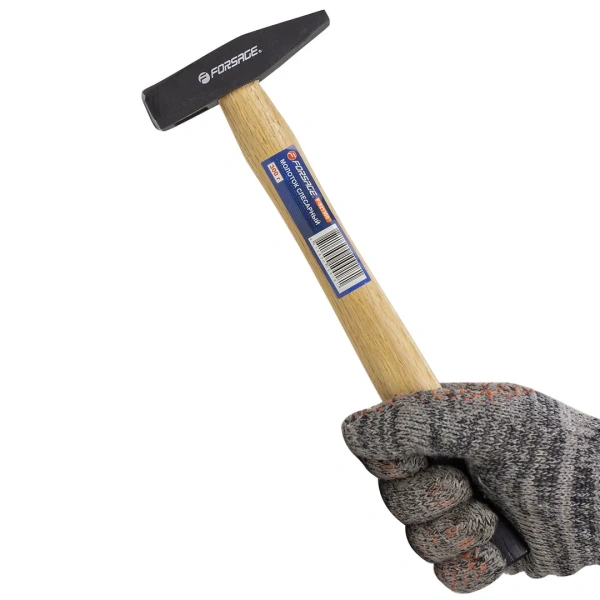 Молоток слесарный с деревянной ручкой (300г)