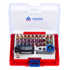 Набор вставок (бит) 1/4", TORX, HEX, PZ, PH, SLOT, 33 предмета МАСТАК 058-10033C