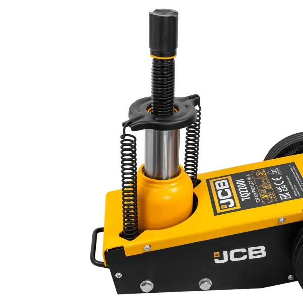 Домкрат пневмогидравлический подкатной 22т в комплекте со сменными надставками-удлинителями(h min-215mm, h max-430mm)