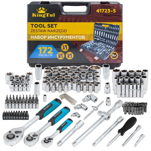 Набор инструментов 172пр. 1/2''3/8''1/4''6pt