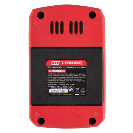 Заклепочник аккумуляторный MIGHTY SEVEN DR-102A1 (2,4-6,4 мм, 18 В, 3 предмета, кейс)
