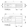 Licota N4022L Головка торцевая глубокая 6гр. 1/2" 22 мм