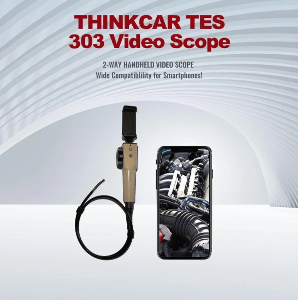 Управляемый видеоэндоскоп THINKCAR TES303 PRO