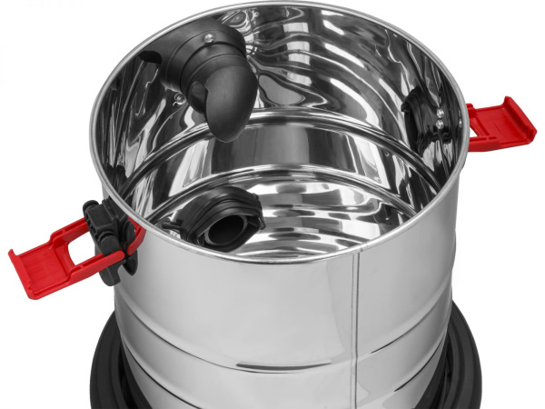 Пылесос WORTEX VC 2015-2 WS в кор. 1200 Вт, 20 л, провод 4 м, шланг 3 м (без доп. розетки, 4 кг, 32 мм диаметр шланга)