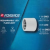 Фонарь ручной аккумуляторный (бел.LED 3Вт,желт.SMD 1Вт,красн.SMD 0.5Вт, 5 режимов работы, аккум. 1200мАч, 120Лм, время работы 3-4ч, время зар. 4-5ч)