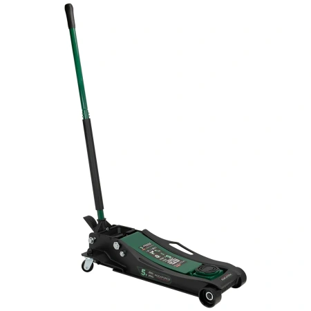 Домкрат подкатной гидравлический 5т (h min 96мм, h max 595мм),вес 49,50