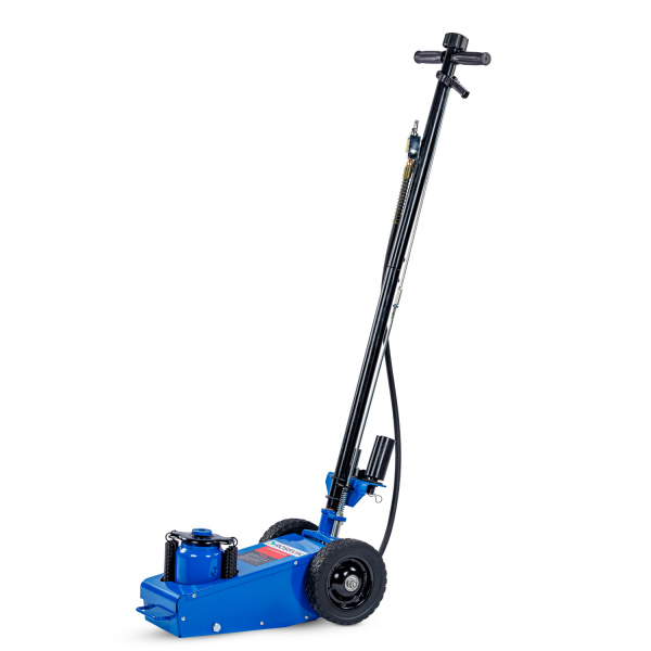 Домкрат подкатной пневмогидравлический ROSSVIK HJ1902 (22 т, RAL5005, синий)