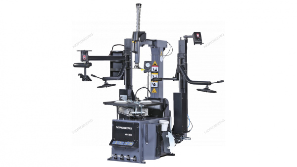 Станок шиномонтажный автомат инверторный NORDBERG 4643ID (стол с накладками, 220 В, серый)