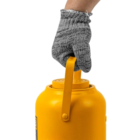 Домкрат бутылочный 50т с клапаном (h min-280мм, h max-450мм, ход штока-170мм)