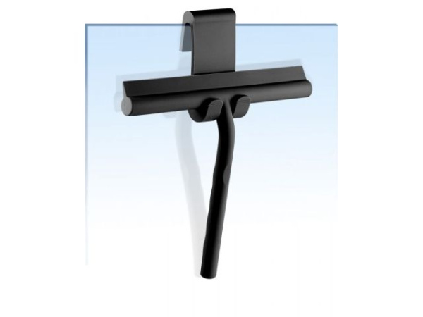 Стеклоочиститель (водосгон) с держателем, черный, PERFECTO LINEA