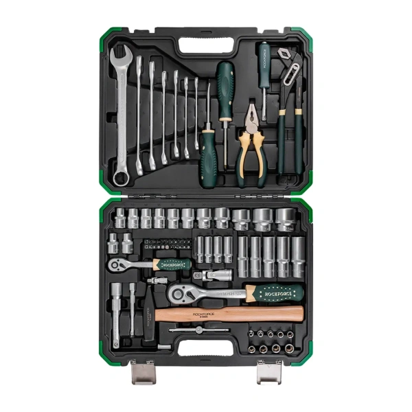 Набор инструментов 74пр. 1/4'', 1/2'' (6гр.)