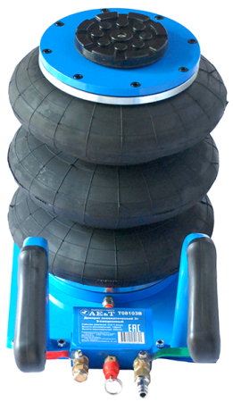 Пневматический домкрат 3-секционный AE&T T08103B (3т)
