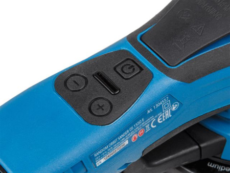 Эксцентриковая шлифмашина BULL OS 1550 E в кор. БЕСЩЕТ., 150 мм, 350 Вт, 4000-10000 об/мин