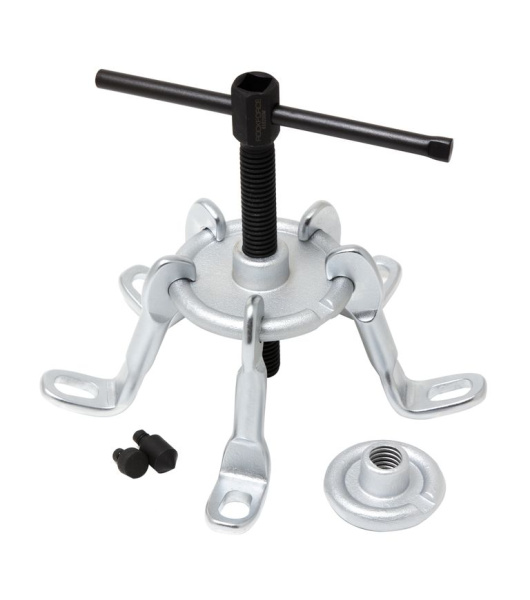 Съемник ступицы сборный механический с креплением на болты (Ø110-160мм, 5 сменных лап)