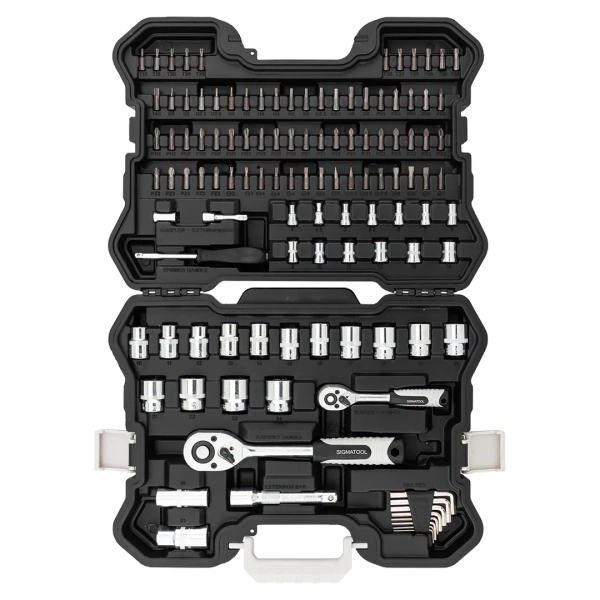 Набор инструментов 115пр. 1/4'', 1/2''(6гр.)