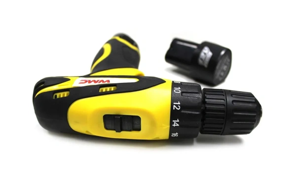 Набор инструментов с шуруповертом 68пр.1/4''(6гр)(5-13мм,шарнирно-губцевый инстр.,отвертки,биты,молоток,сверла,12В,0-1350об/мин,28N/M)