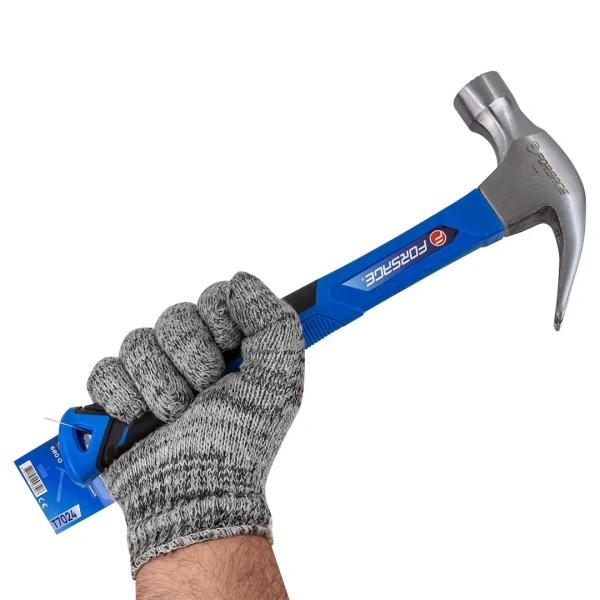 Молоток-гвоздодер с магнитным держателем гвоздя 680гр.