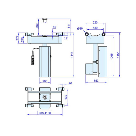 Подъемник канавный г/п 14 т Хорекс Авто DP14DC