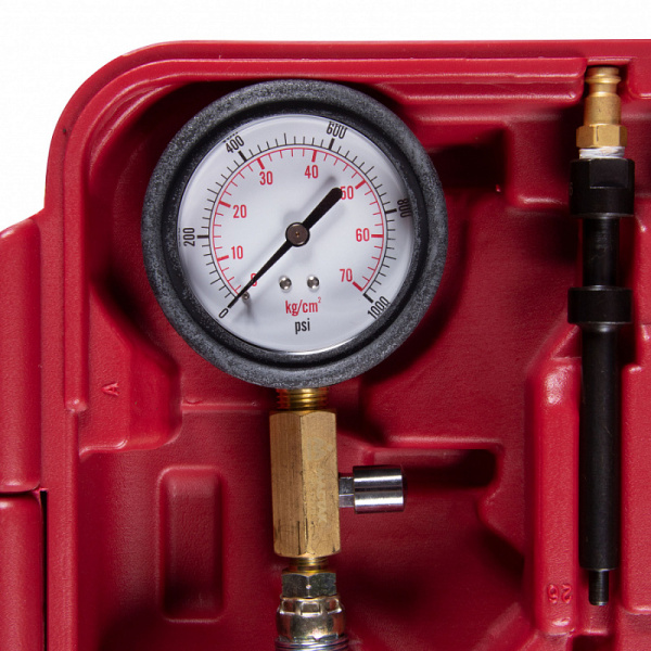 Дизельный компрессометр МАСТАК 120-12170, 0-70 атм, кейс, комплект адаптеров