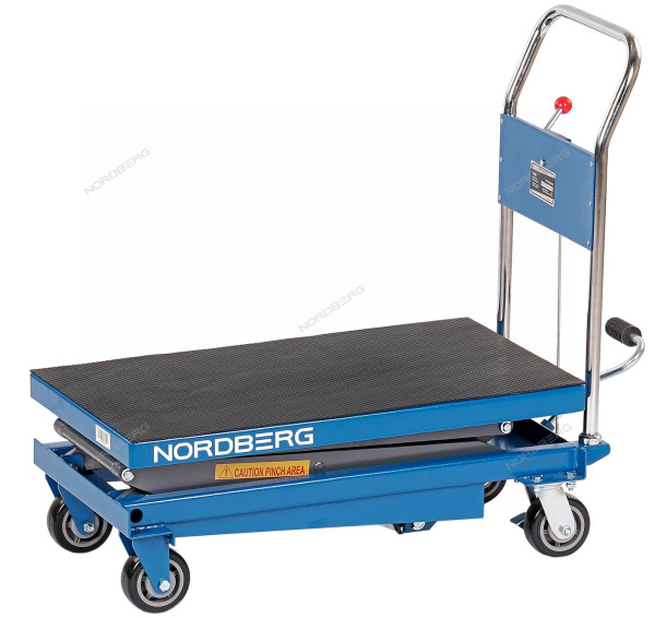 Стол подъемный гидравлический 500 кг двойные ножницы NORDBERG N3T500