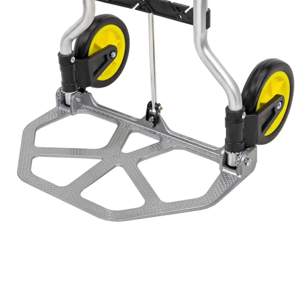 Тележка ручная складная с телескопической ручкой (г/п45кг,360х380х960мм-в разложенном полож.,230х380-рабочая площадка, 140мм-Ø колес)