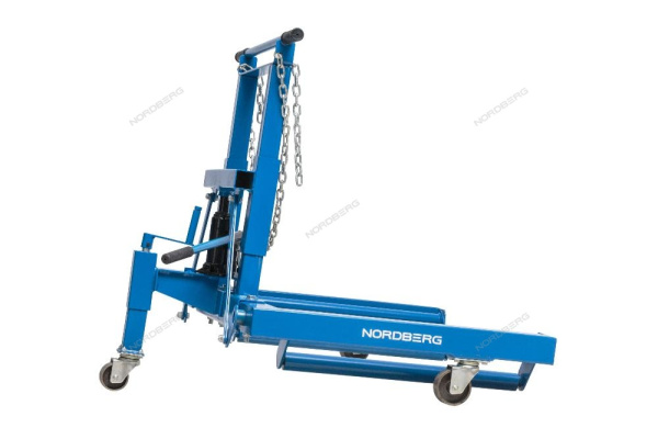 Тележка гидравлическая NORDBERG N31007 для снятия/установки колёс (г/п 680 кг)