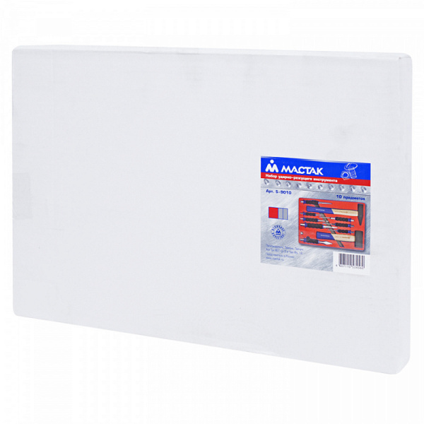 Набор ударно-режущего инструмента, ложемент, 10 предметов МАСТАК 5-9010