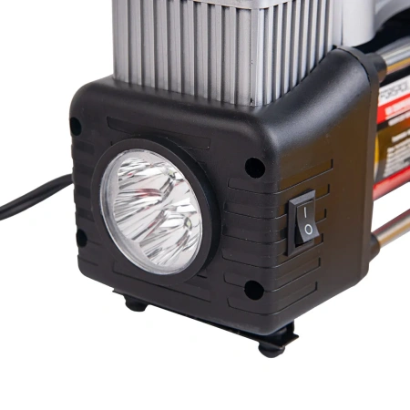 Компрессор поршневой автомобильный двухцилиндровый F-2014243 ''FORSAGE''(65л/мин, 23А) 12V