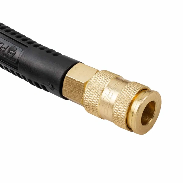 Шланг резиновый воздушный армированный с фитингами 10мм х 17мм х 10м (20-60бар, раб. t от -30 до +70°С)