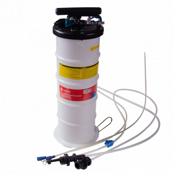 Устройство для откачки масла МАСТАК 130-00065, 6,5 л, автоматический/ручной привод