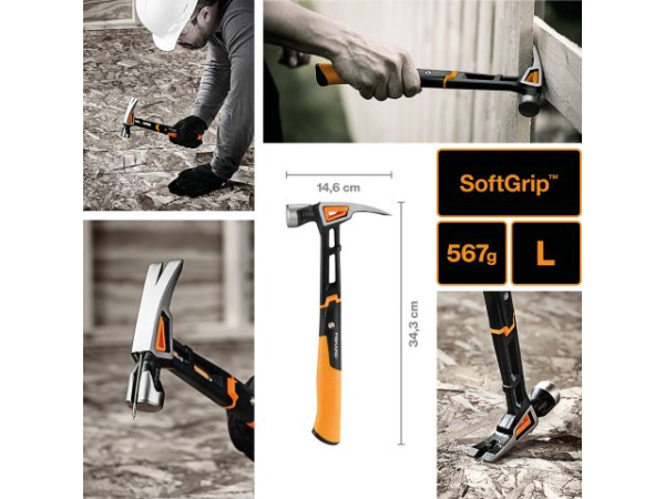 Молоток столярный L FISKARS