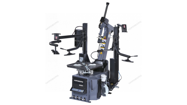 Станок шиномонтажный автомат инверторный NORDBERG 4643ID (стол с накладками, 220 В, серый)