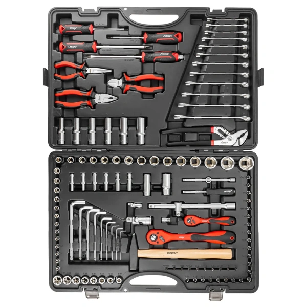 Набор инструментов 122 пр. 1/4'',1/2''(6гр.)(4-32мм)