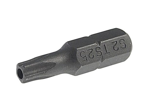 Бита TORX 5-ти гранная с отверстием JTC 1192525 (TS25Hх25 мм, 1/4")