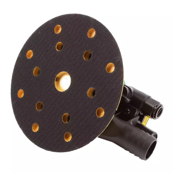 Пневматическая роторно-орбитальная шлифовальная машинка с пылеотводом GARWIN PRO GS-ORB-5 (150 мм, 15 отверстий, орбита 5 мм)